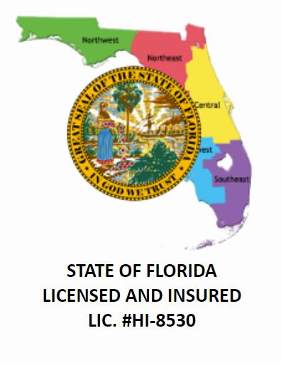 State of Florida Licensed and Insured