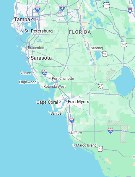 Direct Inspections service area — Sarasota & Manatee